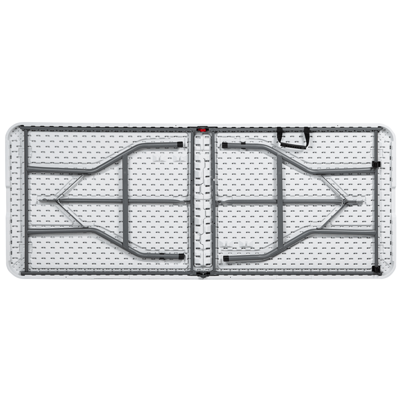 Matbord utomhus För 6 Personer Cugnoli 180 cm 74 cm - Vit/Silver - Utemöbler - Trädgårdsbord & Utebord - Matbord ute