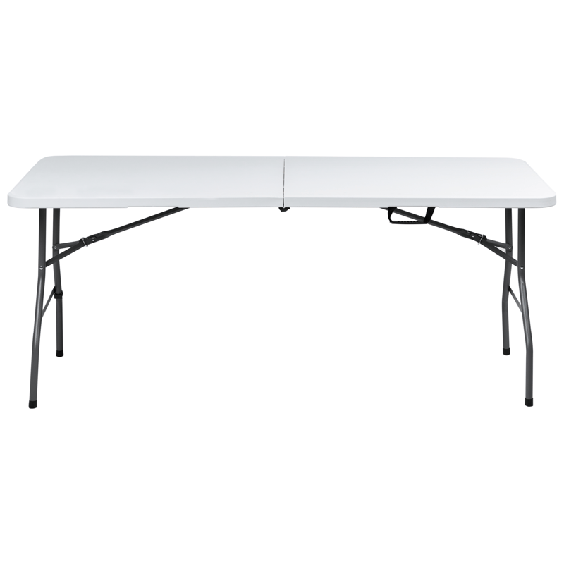 Matbord utomhus För 6 Personer Cugnoli 180 cm 74 cm - Vit/Silver - Utemöbler - Trädgårdsbord & Utebord - Matbord ute