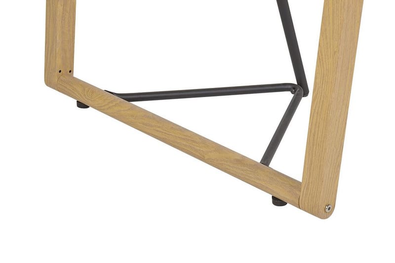 VASHON Matbord 140 cm Glas/Ljusbrun/Svart - Möbler - Matplats - Matbord & köksbord