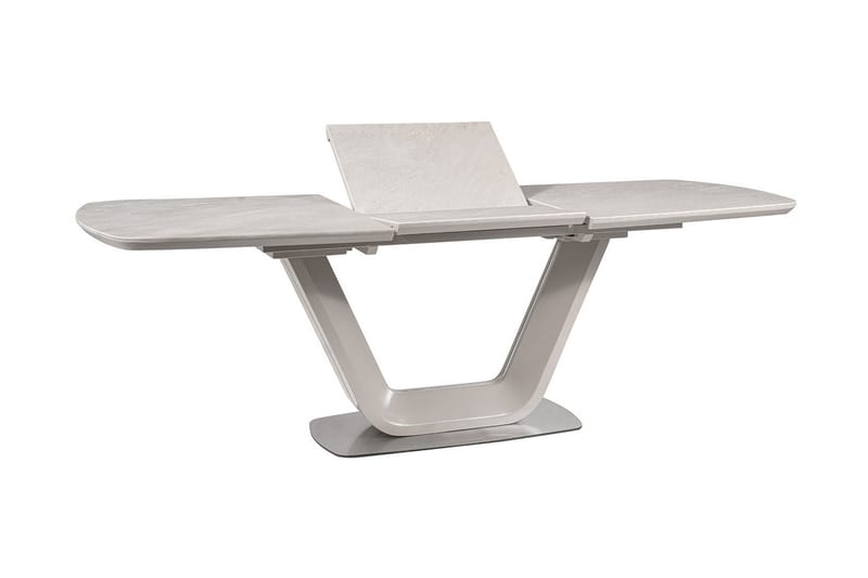 Ventera Förlängningsbart Matbord 160 cm - Keramik/Grå - Möbler - Matplats - Matbord & köksbord