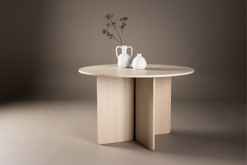 Matbord VIND Tyresö Round Dining Table Whitewash - Möbler - Matplats - Matbord & köksbord