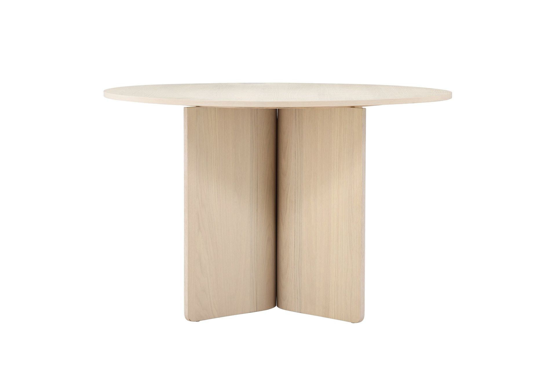 matbord vind tyresö round dining table whitewash -