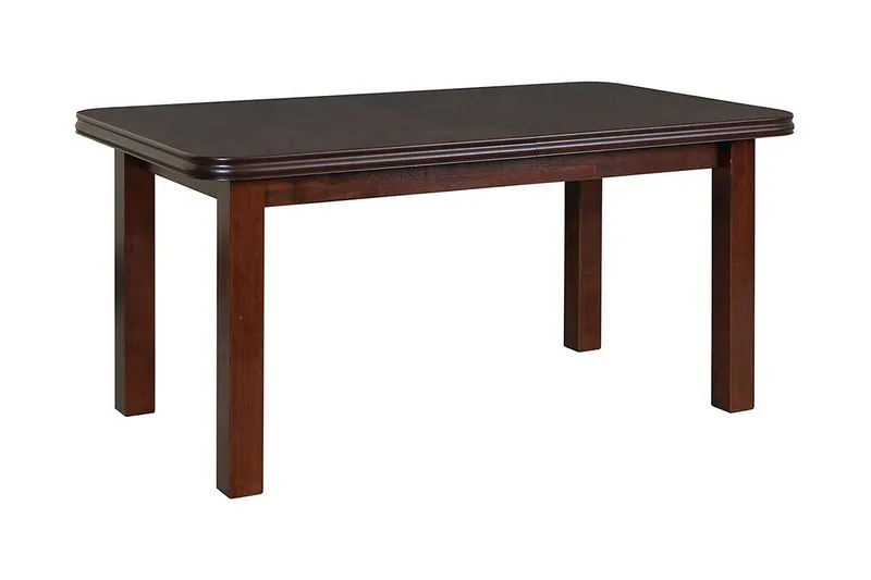 Warnock Utdragbart Rektangulärt Matbord 160 cm i Trä med Valnötsutseende, Brun