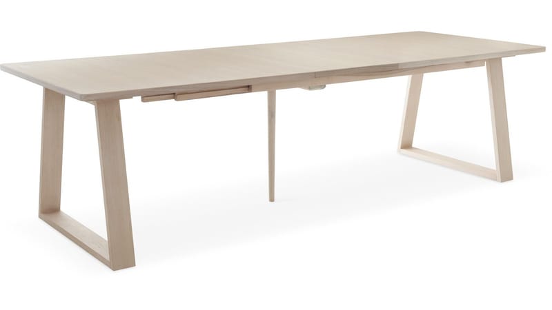 Matbord Wikdal 220x100 cm - Vitpigmenterad ek - Möbler - Matplats - Matbord & köksbord