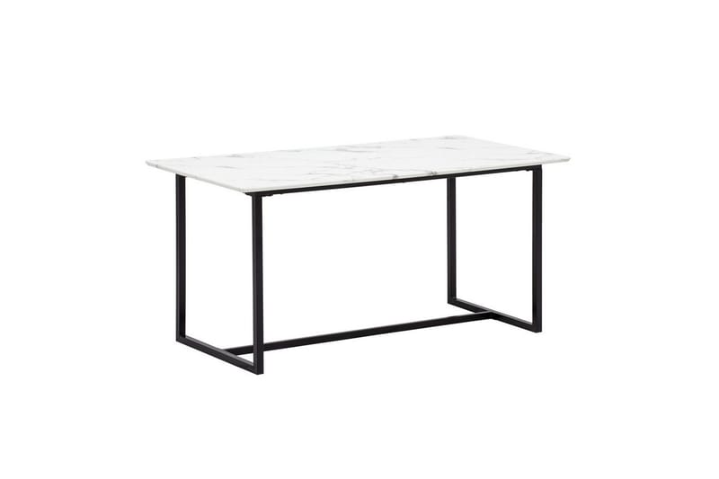 Matbord Wohnling Industriell loftstil, MDF med metallben med gyllene spets Marmor, Vit, 180x90 cm - Marmor, Vit, 180x90 cm - Möbler - Matplats - Matbord & köksbord