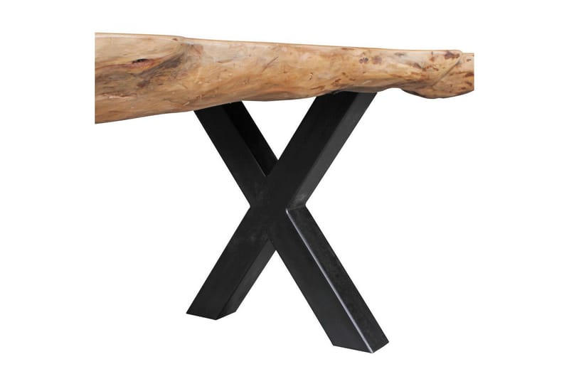 Matbord Wohnling Köksbord i massivt trä med trädstam, lantlig stil - Möbler - Matplats - Matbord & köksbord