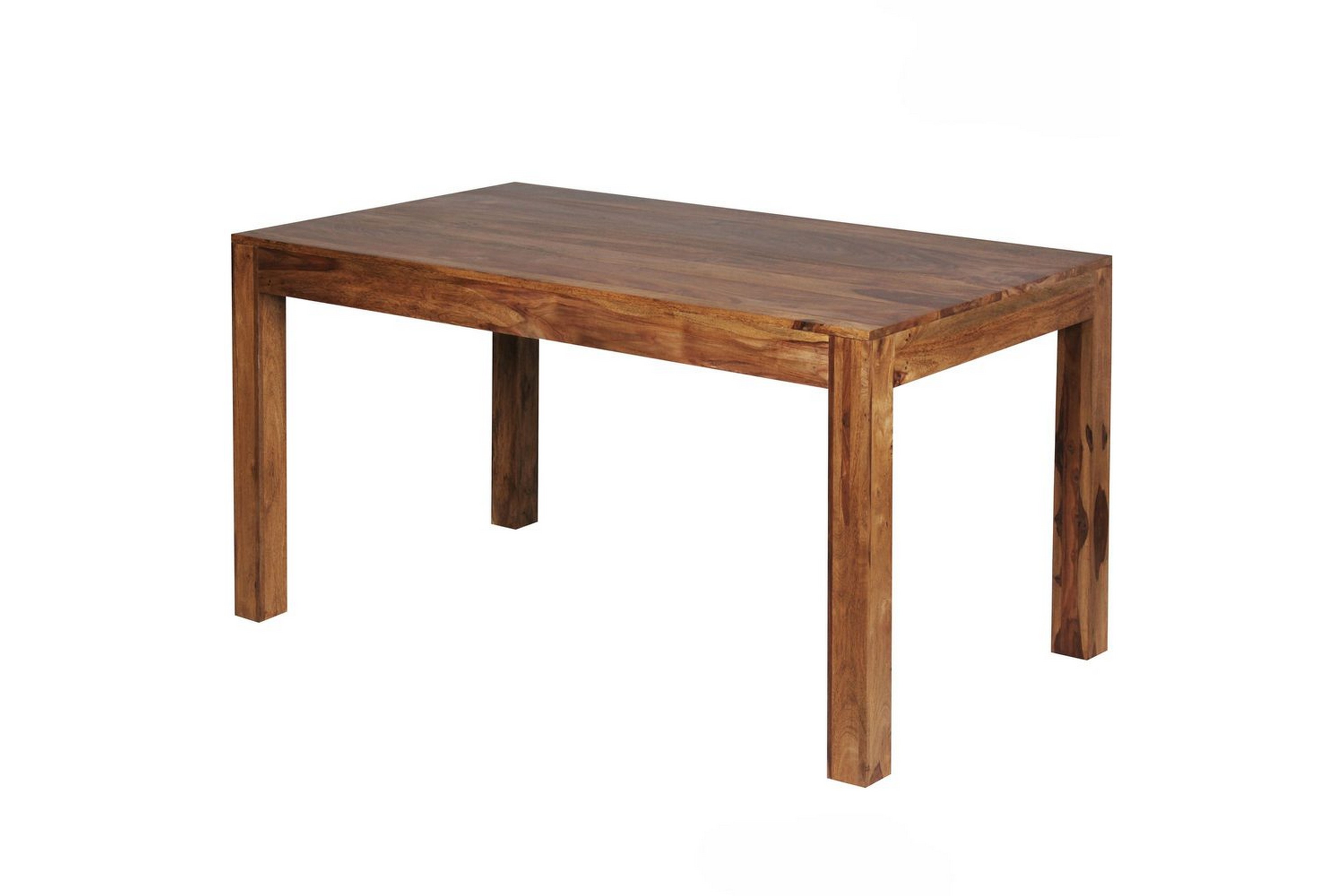 matbord wohnling massivt trä lantstil rosenträ, 140x80 cm - rosenträ, 140x80 cm