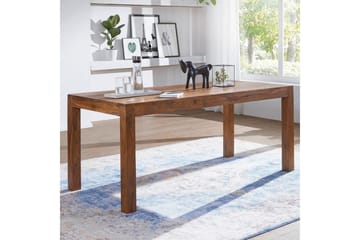 Matbord Wohnling Massivt trä lantstil Rosenträ, 160x80 cm - Rosenträ, 160x80 cm - Möbler - Matplats - Matbord & köksbord