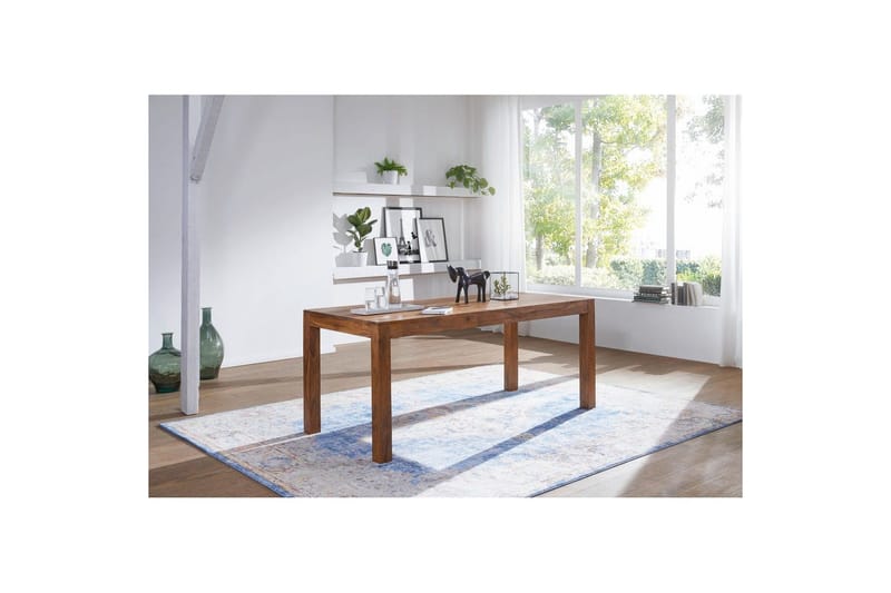 Matbord Wohnling Massivt trä lantstil Rosenträ, 160x80 cm - Rosenträ, 160x80 cm - Möbler - Matplats - Matbord & köksbord