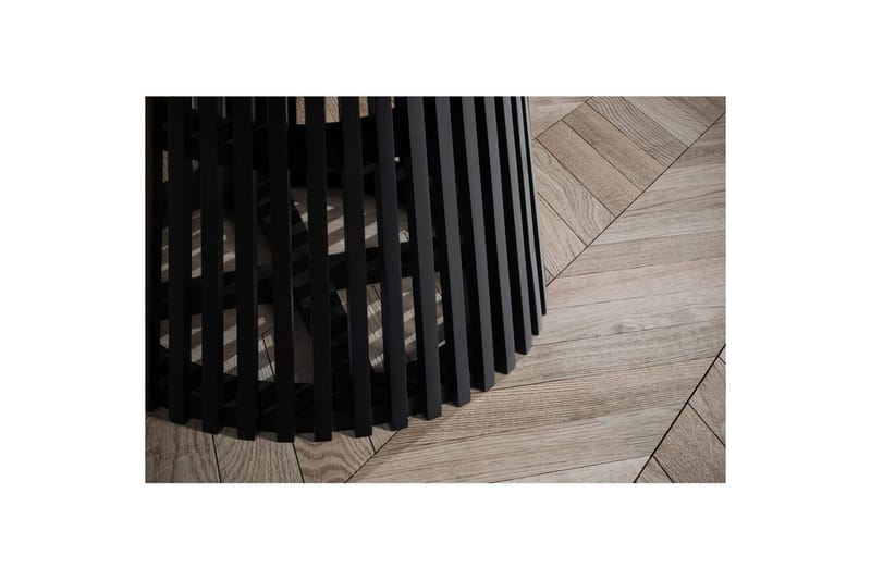 Matbord Wohnling Rund 120 cm massivt trä loftstil - Möbler - Matplats - Matbord & köksbord