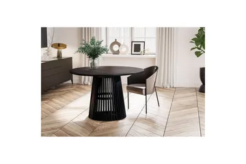 Matbord Wohnling Rund 120 cm massivt trä loftstil - Möbler - Matplats - Matbord & köksbord