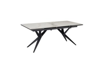 Svart, marmor vit
