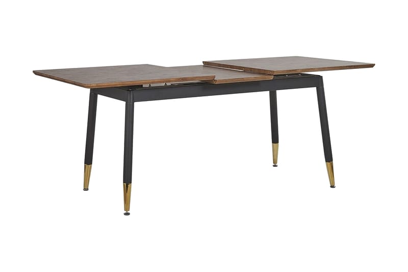 YREKA Matbord 200 cm Natur/Svart/Guld - Möbler - Matplats - Matbord & köksbord