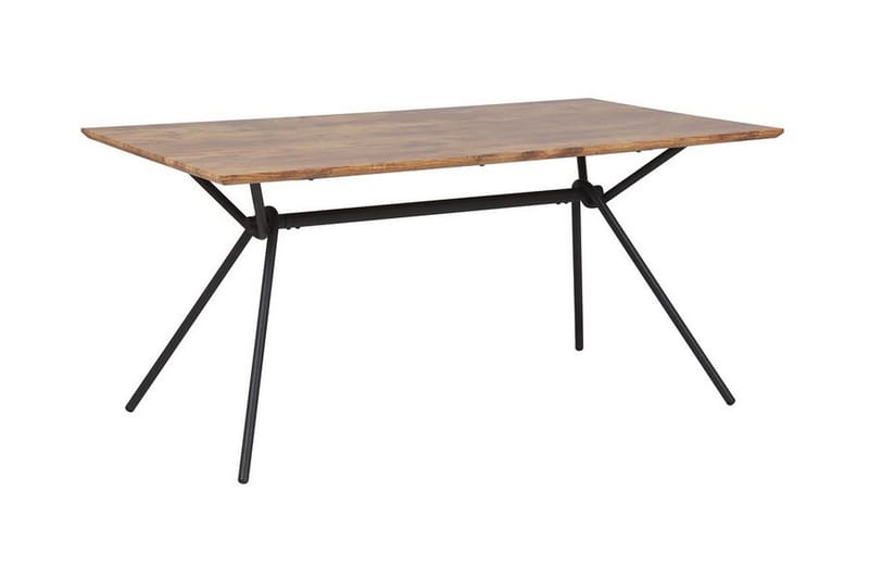 ZEDDE Matbord 160 cm Natur/Svart - Möbler - Matplats - Matbord & köksbord