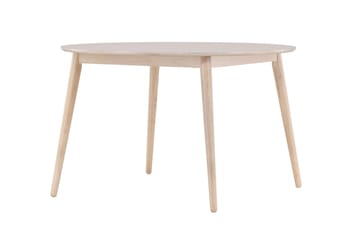 Matbord Peach Flora Dining Table ø120 - Whitewash / Veneer Whitewash - Möbler - Matplats - Matbord & köksbord