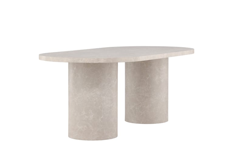 Matbord Peach Narvik Dining Table 100x200 cm - Beige Marblelook / Beige - Möbler - Matplats - Matbord & köksbord