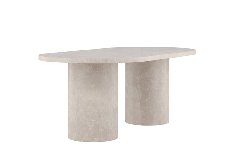 Matbord Peach Narvik Dining Table 100x200 cm - Beige Marblelook / Beige - Möbler - Matplats - Matbord & köksbord