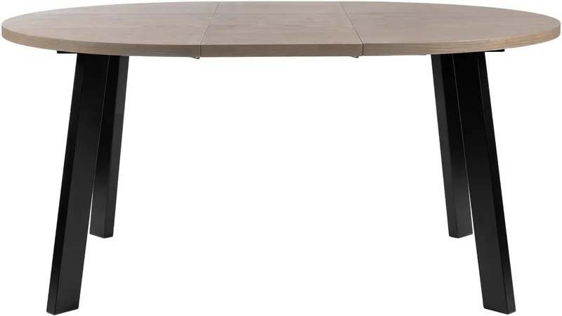 Matbord Porsvik Ø120 cm inkl 2 Ilägg á 40 cm - Grå - Möbler - Matplats - Matbord & köksbord