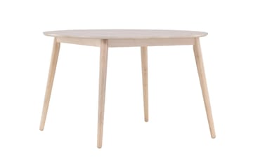 Matbord Peach Flora Dining Table ø120 - Whitewash / Veneer Whitewash - Möbler - Matplats - Matbord & köksbord