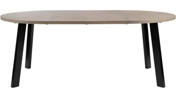 Matbord Porsvik Ø120 cm inkl 2 Ilägg á 40 cm - Grå - Möbler - Matplats - Matbord & köksbord