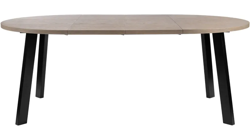 Matbord Porsvik Ø120 cm inkl 2 Ilägg á 40 cm - Grå - Möbler - Matplats - Matbord & köksbord
