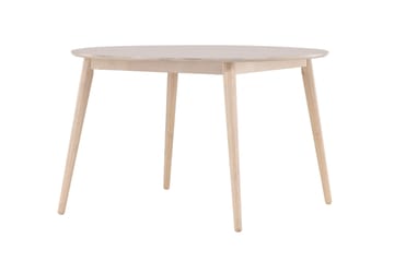 Matbord Peach Flora Dining Table ø120 - Whitewash / Veneer Whitewash - Möbler - Matplats - Matbord & köksbord
