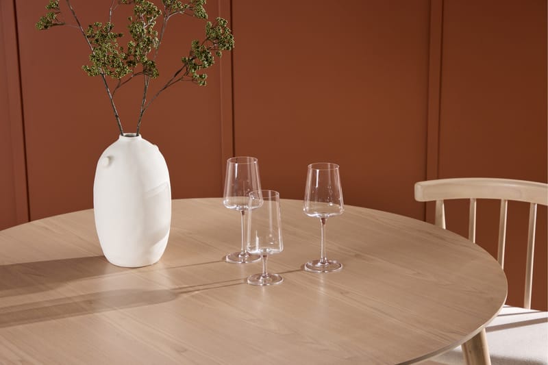 Matbord Peach Flora Dining Table ø120 - Whitewash / Veneer Whitewash - Möbler - Matplats - Matbord & köksbord