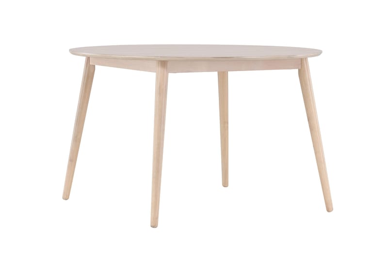 Matbord Peach Flora Dining Table ø120 - Whitewash / Veneer Whitewash - Möbler - Matplats - Matbord & köksbord