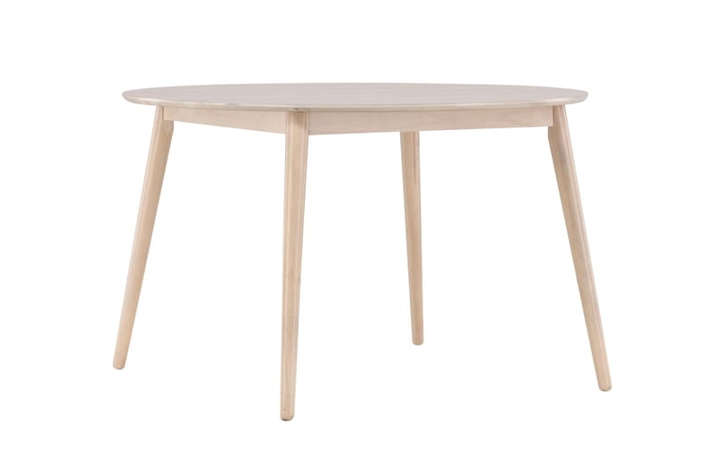 Matbord Peach Flora Dining Table ø120 - Whitewash / Veneer Whitewash - Möbler - Matplats - Matbord & köksbord