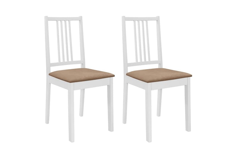 Matgrupp 3 delar MDF vit - Vit - Matgrupp & matbord med stolar