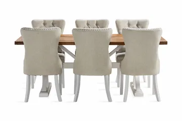 Matgrupp Bloomington Lyon Förlängningsbar 200 cm inkl 6 Bergviken Stolar - Möbler - Matplats - Matgrupp & matbord med stolar