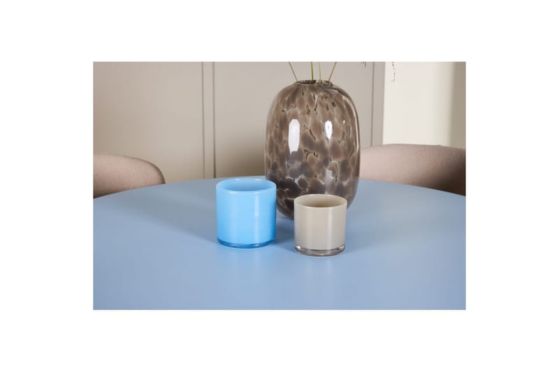 Matgrupp Bootcut Runt 110 cm Babyblå med 4st Astoria Stolar Beige - Beige - Möbler - Matplats - Matgrupp & matbord med stolar