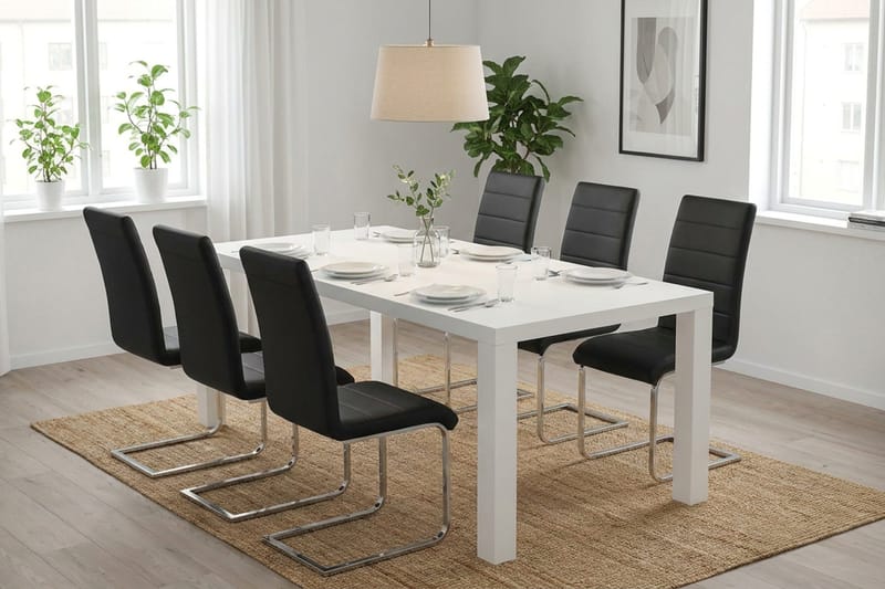 Matgrupp Cibus 180 cm med 4 Cibus stolar - Möbler - Matplats - Matgrupp & matbord med stolar