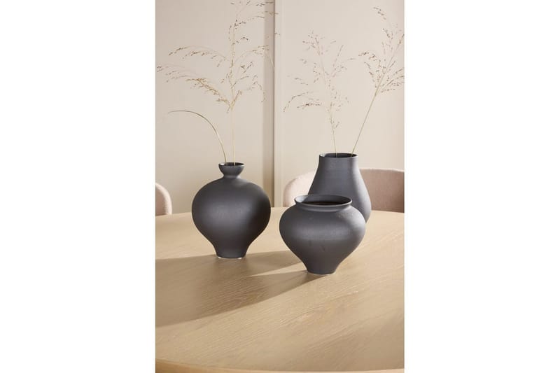 Matgrupp Copenhagen Runt 140 cm med 6st Astoria Stolar Vit / Svart, Beige - Vit / Svart, Beige - Möbler - Matplats - Matgrupp & matbord med stolar