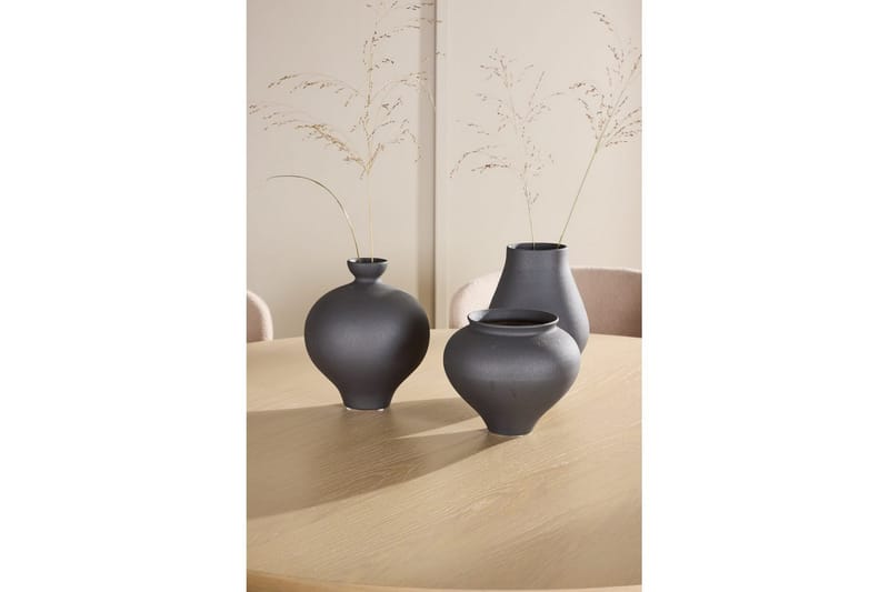 Matgrupp Copenhagen Runt 140 cm med 6st Astoria Stolar Vit / Svart, Beige - Vit / Svart, Beige - Möbler - Matplats - Matgrupp & matbord med stolar
