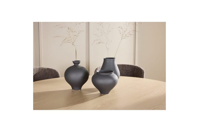 Matgrupp Copenhagen Runt 140 cm med 6st Astoria Stolar Vit / Svart, Brun - Vit / Svart, Brun - Möbler - Matplats - Matgrupp & matbord med stolar