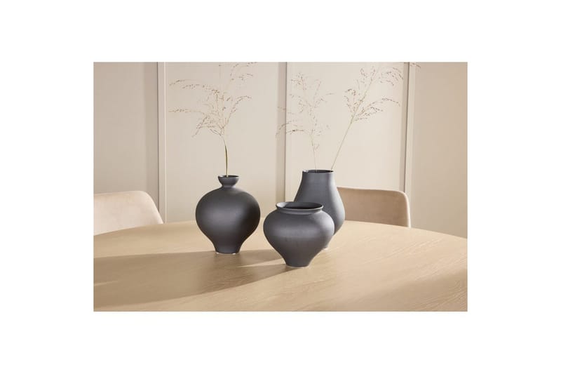 Matgrupp Copenhagen Runt 140 cm med 6st Night Stolar Vit / Svart - Vit / Svart - Möbler - Matplats - Matgrupp & matbord med stolar