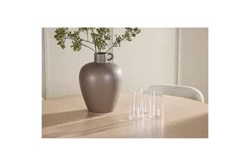 Matgrupp Flora Runt 120 cm Vit med 4st Lilja Stolar - Möbler - Matplats - Matgrupp & matbord med stolar