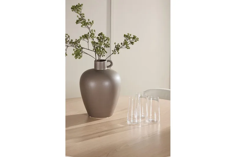 Matgrupp Flora Runt 120 cm Vit med 4st Lilja Stolar - Möbler - Matplats - Matgrupp & matbord med stolar