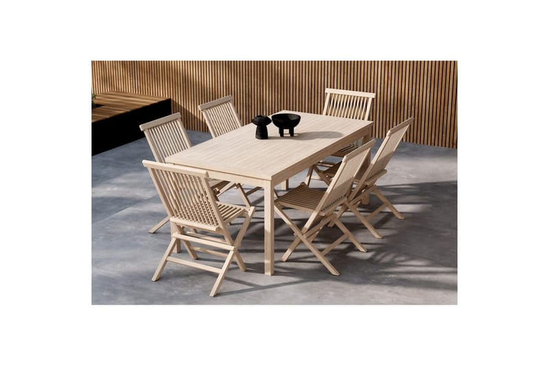 Matgrupp Kenya 180x90x75, Kenya - Vitputsad - Möbler - Matplats - Matgrupp & matbord med stolar