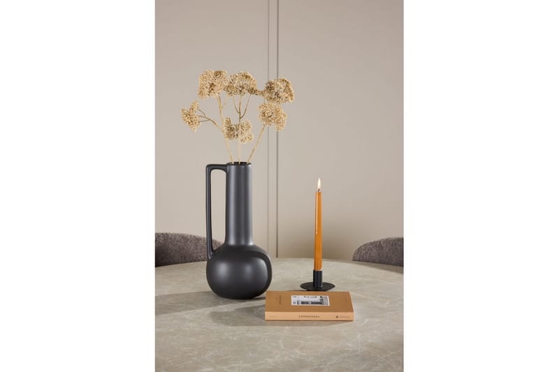 Matgrupp Lanzo Runt 120 cm Beige med 4st Astoria Stolar Brun - Brun - Möbler - Matplats - Matgrupp & matbord med stolar