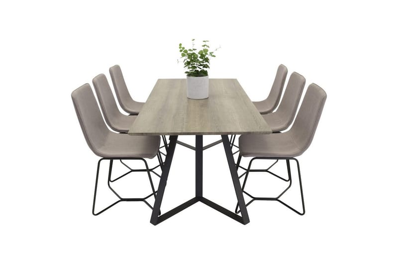 Matgrupp Marina, X - Möbler - Matplats - Matgrupp & matbord med stolar