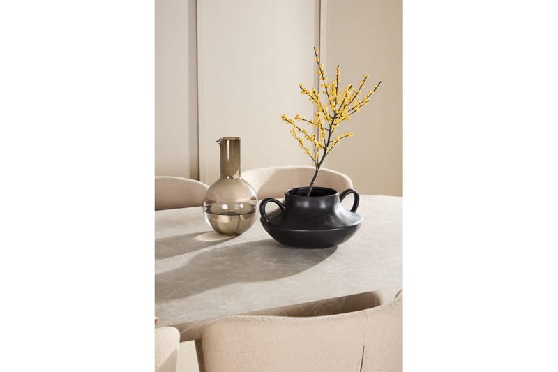 Matgrupp Narvik 100x200 cm Beige med 6st Astoria Stolar Beige - Beige - Möbler - Matplats - Matgrupp & matbord med stolar