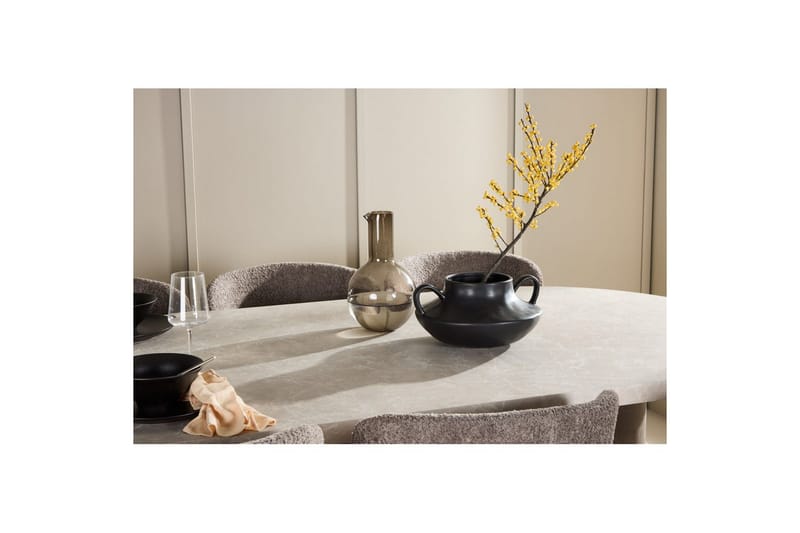 Matgrupp Narvik 100x200 cm Beige med 6st Astoria Stolar Brun - Brun - Möbler - Matplats - Matgrupp & matbord med stolar