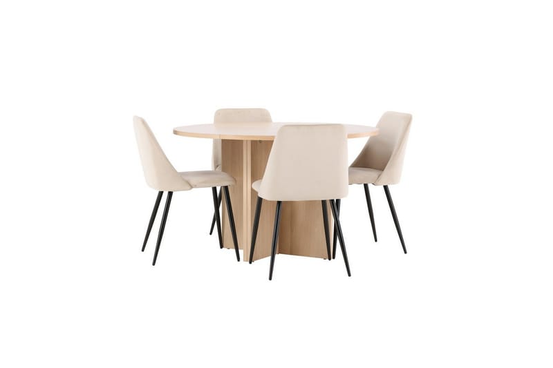 Matgrupp Strada Runt 120/170 cm med Night Stolar 4 st - 4 st - Möbler - Matplats - Matgrupp & matbord med stolar