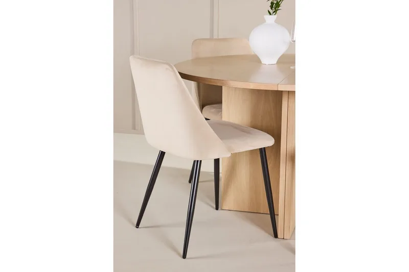 Matgrupp Strada Runt 120/170 cm med Night Stolar 4 st - 4 st - Möbler - Matplats - Matgrupp & matbord med stolar