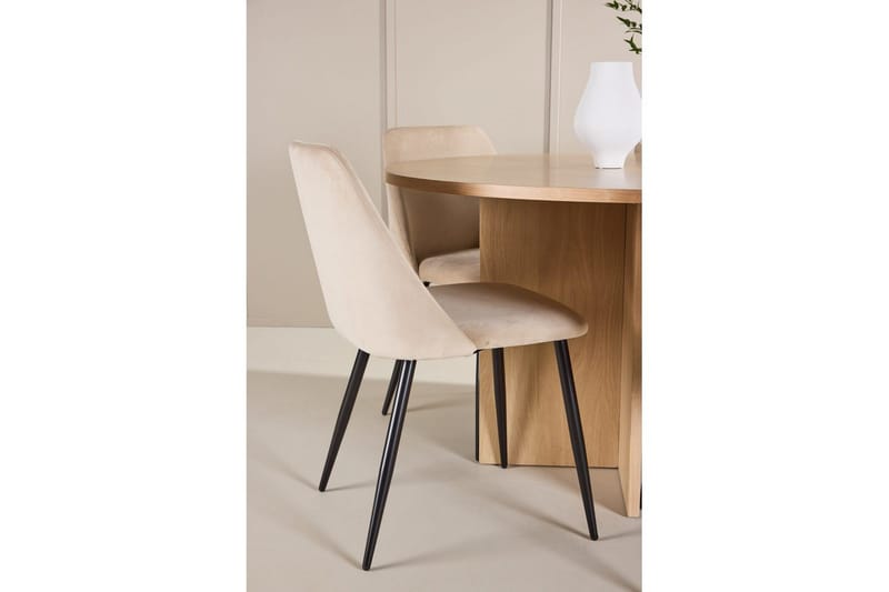 Matgrupp Strada Runt 120/170 cm med Night Stolar 6 st - 6 st - Möbler - Matplats - Matgrupp & matbord med stolar