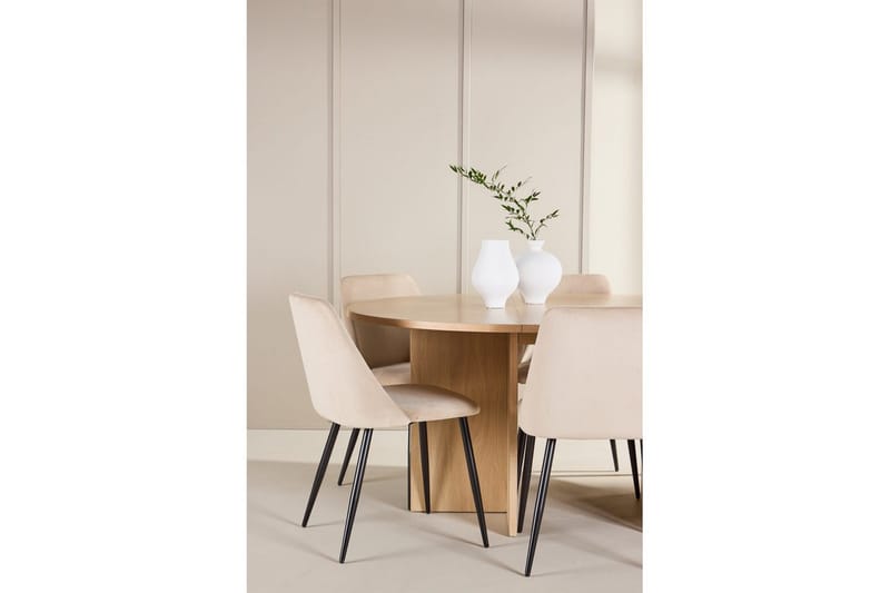 Matgrupp Strada Runt 120/170 cm med Night Stolar 6 st - 6 st - Möbler - Matplats - Matgrupp & matbord med stolar