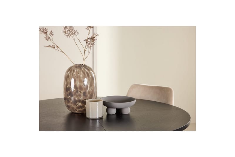 Matgrupp Strada Runt 120/170 cm Svart med Night Stolar 4 st - 4 st - Möbler - Matplats - Matgrupp & matbord med stolar