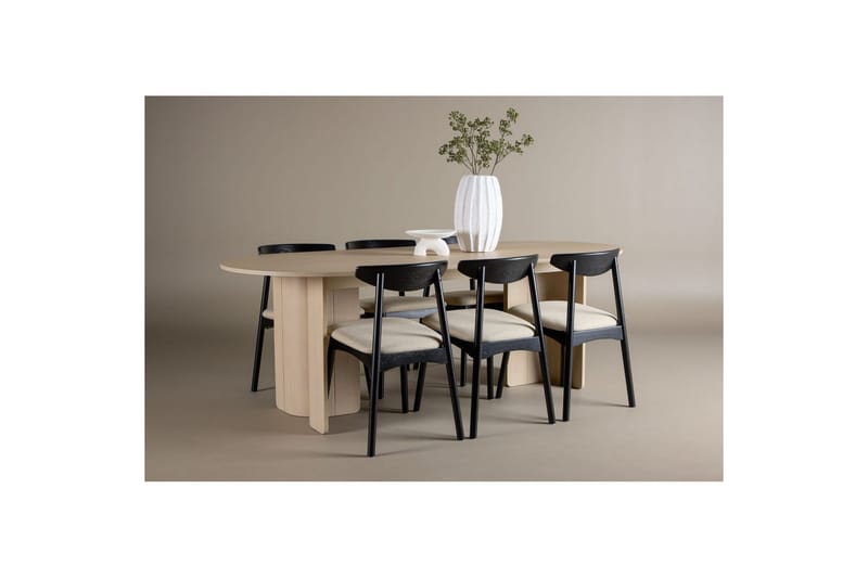 Matgrupp Ven, Tyresö - Beige - Möbler - Matplats - Matgrupp & matbord med stolar